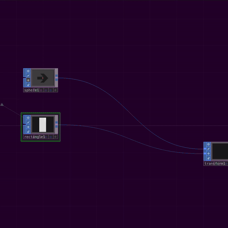We replaced the sphere with a rectangle to see how the data would affect a different shape. It did not appear in the render, but we could see the width change as we turned the potentiometer.